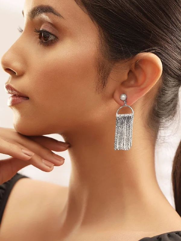 Limited-Stock Jewelry Sale – Once It's Gone, It's Gone Rubans Voguish Gilded Cascade Gold Plated Multiple Chain Earrings Limited-Stock Jewelry Sale – Once It's Gone, It's Gone Rubans Voguish Gilded Cascade Gold Plated Multiple Chain Earrings