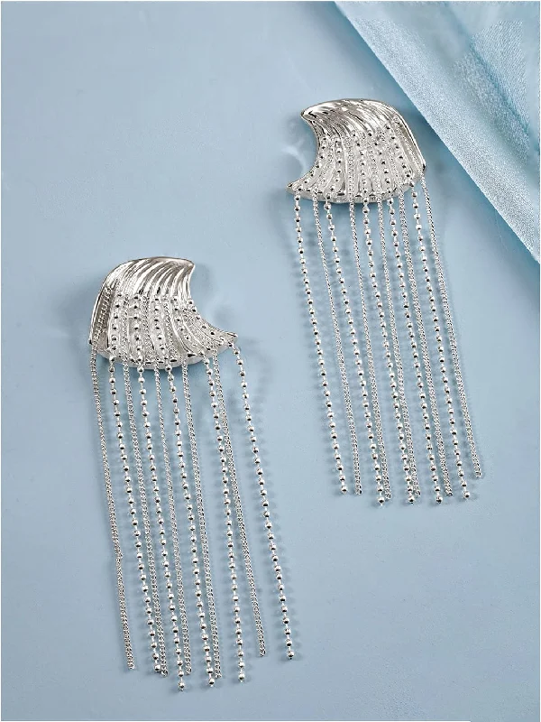 Buy More, Save More On Stunning Jewelry Pieces Rubans Voguish Silver Serenade Drop Earrings Buy More, Save More On Stunning Jewelry Pieces Rubans Voguish Silver Serenade Drop Earrings