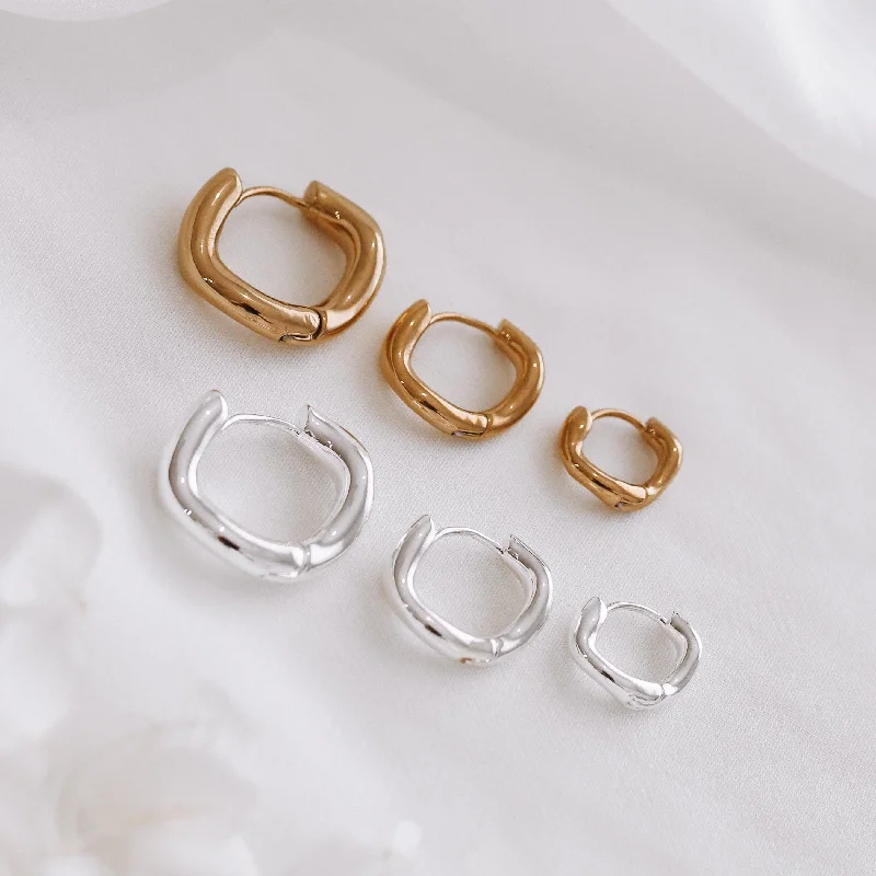 Huge Savings On Timeless Jewelry Collections Serafina - Gold or Silver Stainless Steel Hoops