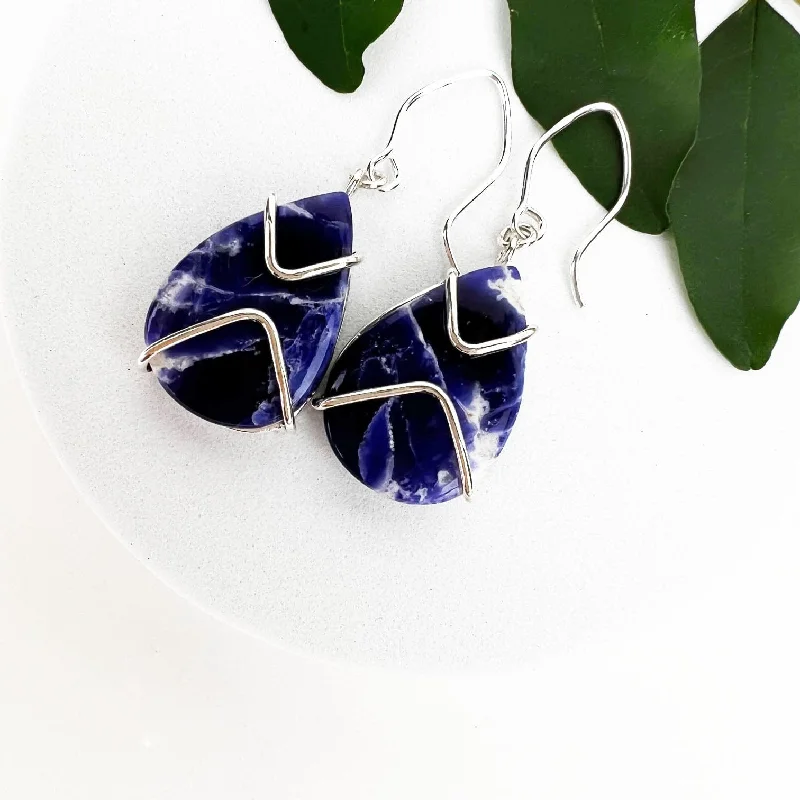 Jewelry Clearance Sale – Final Reductions Sodalite Point Earrings