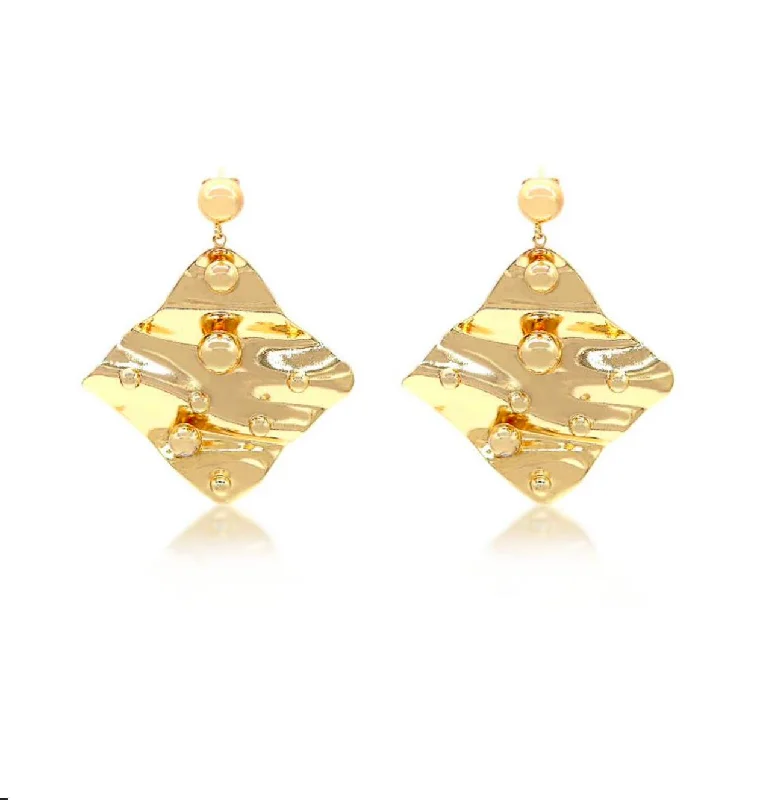 Stunning Jewelry At Even More Stunning Prices Square Gold Bead Earrings