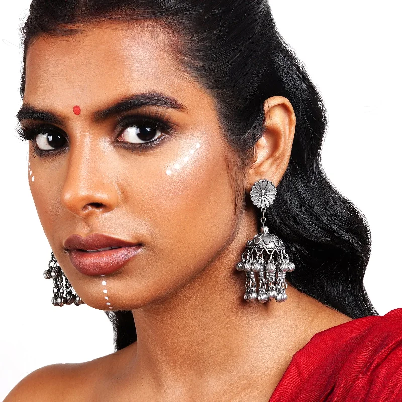 Shop Dazzling Jewelry At The Best Prices Teejh Charumati Oxidised Earrings
