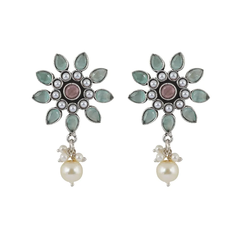 Flash Sale On Stunning Jewelry – Don't Miss Out Teejh Eesha Light Blue and Light Pink Silver Oxidised Earring Flash Sale On Stunning Jewelry – Don't Miss Out Teejh Eesha Light Blue and Light Pink Silver Oxidised Earring