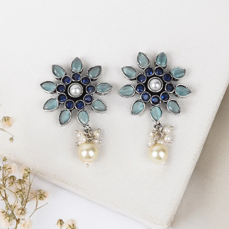 Seasonal Jewelry Deals – Elevate Your Style Teejh Eesha Light Blue Silver Oxidised Earring Seasonal Jewelry Deals – Elevate Your Style Teejh Eesha Light Blue Silver Oxidised Earring