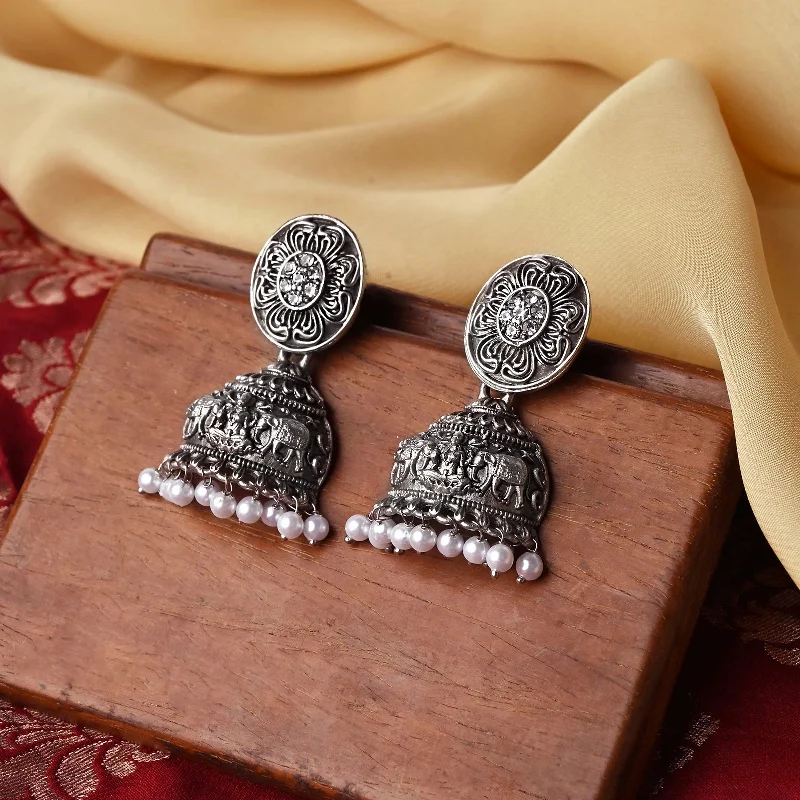 High-End Jewelry, Now More Affordable Than Ever Teejh Kevika Silver Oxidised Earrings High-End Jewelry, Now More Affordable Than Ever Teejh Kevika Silver Oxidised Earrings