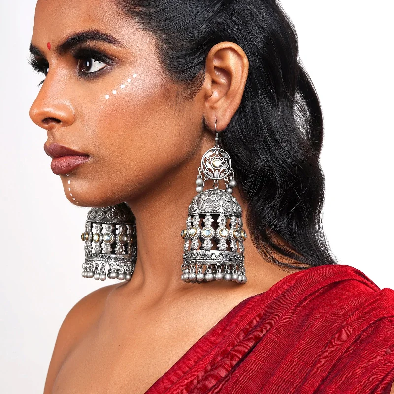 Unbeatable Offers On Luxury And Everyday Jewelry Teejh Rajnandini Oxidised Earrings