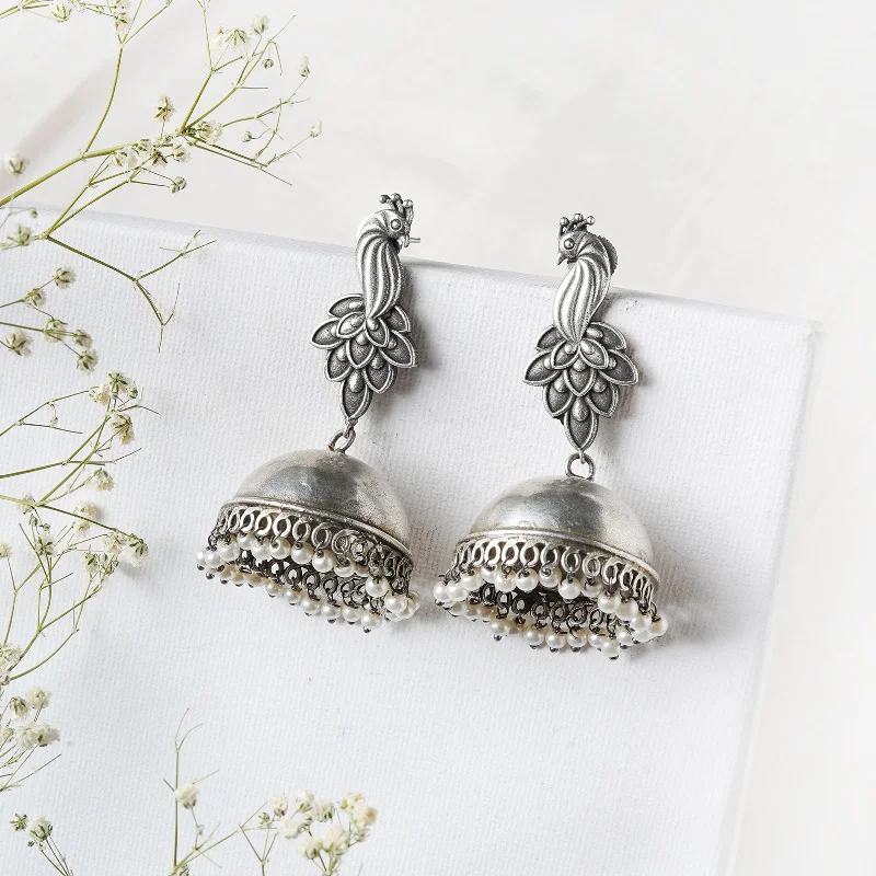 Personalized Jewelry Sale – Meaningful Gifts At Great Prices Teejh Srilakshmi Peacock Silver Oxidised Earrings Personalized Jewelry Sale – Meaningful Gifts At Great Prices Teejh Srilakshmi Peacock Silver Oxidised Earrings
