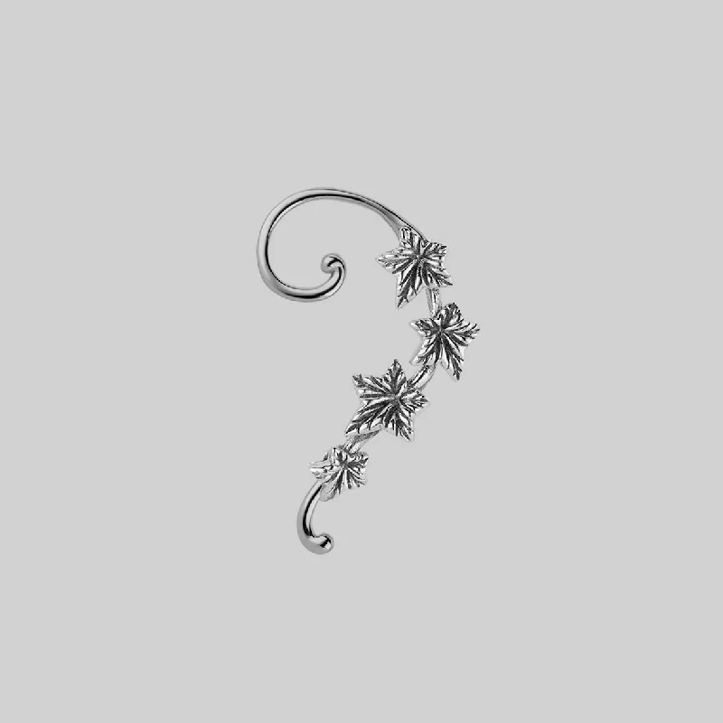 Elevate Your Outfit With Discounted Statement Jewelry THORA. Climbing Ivy Ear Stud - Silver Elevate Your Outfit With Discounted Statement Jewelry THORA. Climbing Ivy Ear Stud - Silver