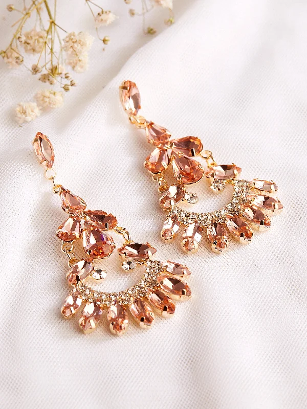 Stunning Jewelry At Even More Stunning Prices TOKYO TALKIES X Rubans Women Gold-Toned Contemporary Drop Earrings Stunning Jewelry At Even More Stunning Prices TOKYO TALKIES X Rubans Women Gold-Toned Contemporary Drop Earrings