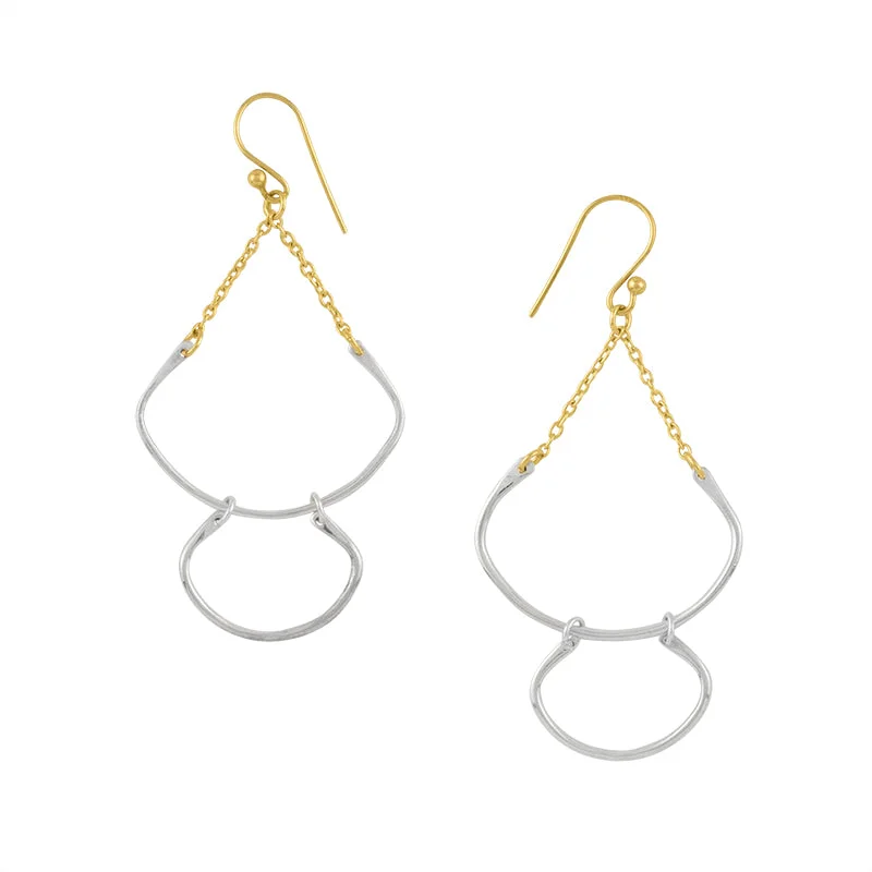 Handcrafted Jewelry Sale – Unique Designs At Low Prices Two-tone Paloma Earrings