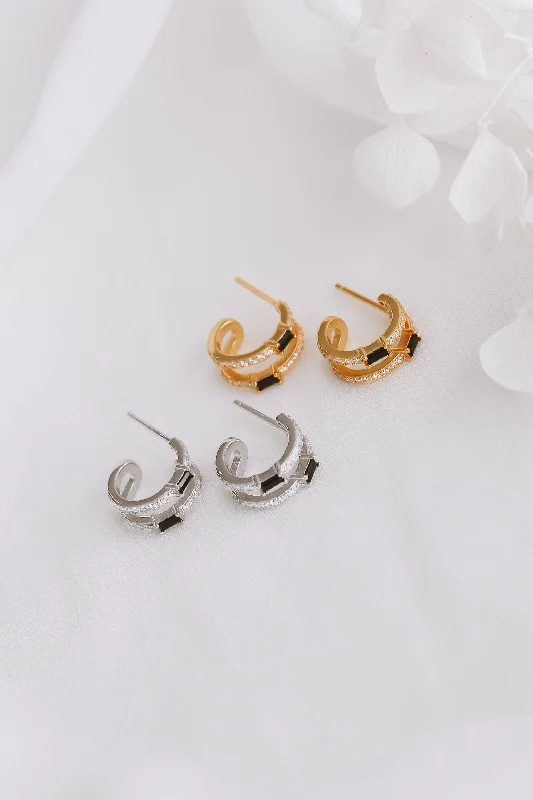 Affordable Luxury Jewelry For Every Occasion Zariah - Gold Plated Sterling Silver Hoops