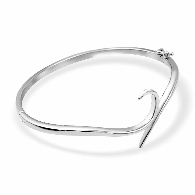 Exclusive Jewelry Markdowns – Limited-Time Offer SnowDrop - Silver Bangle