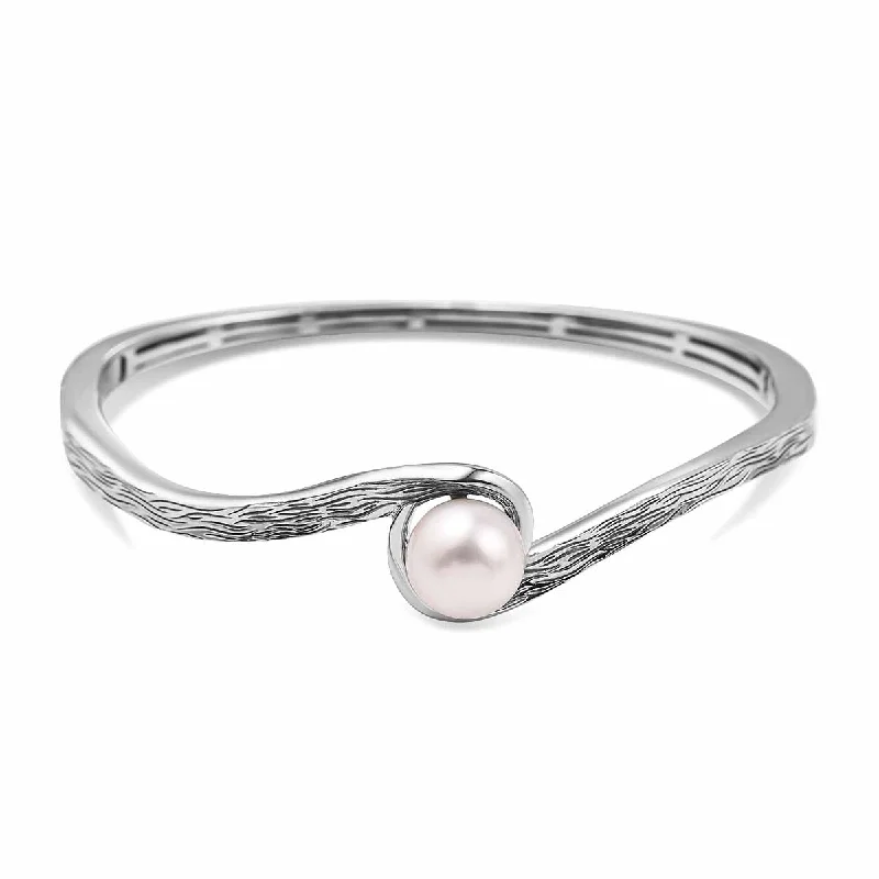 Elegant Necklaces And Bracelets At Limited-Time Offers Warp Ocean Pearl Bangle