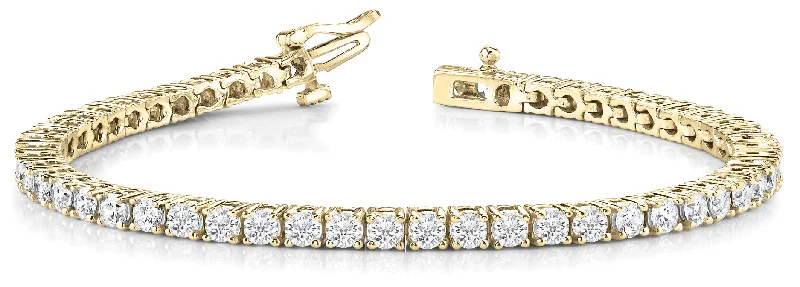 Dazzling Deals On Necklaces, Bracelets, And More 5 1/4ct Natural Diamond Tennis Bracelet in 14K Yellow Gold Dazzling Deals On Necklaces, Bracelets, And More 5 1/4ct Natural Diamond Tennis Bracelet in 14K Yellow Gold