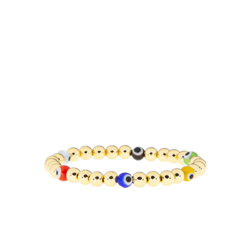 Jewelry Clearance – Final Chance To Save Big 6mm beaded evil eye bracelet