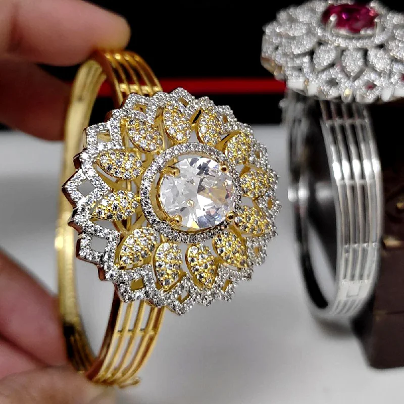 Don't Miss Out – Shop Elegant Jewelry For Less Aamrapali Gold Plated AD Adjustable Bracelet (1Piece Only) Don't Miss Out – Shop Elegant Jewelry For Less Aamrapali Gold Plated AD Adjustable Bracelet (1Piece Only)