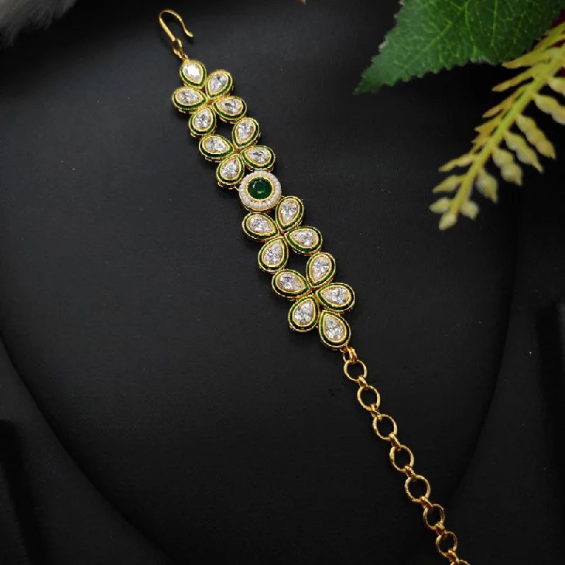 Breathtaking Jewelry At Limited-Time Savings Aamrapali Gold Plated Crystal Stone Bracelet Breathtaking Jewelry At Limited-Time Savings Aamrapali Gold Plated Crystal Stone Bracelet