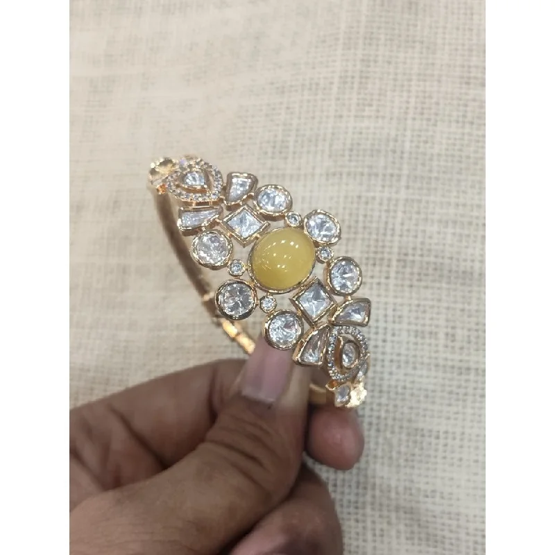 Shop Dazzling Jewelry At The Best Prices Akruti Collection Gold Plated AD Adjustable Bracelet Shop Dazzling Jewelry At The Best Prices Akruti Collection Gold Plated AD Adjustable Bracelet
