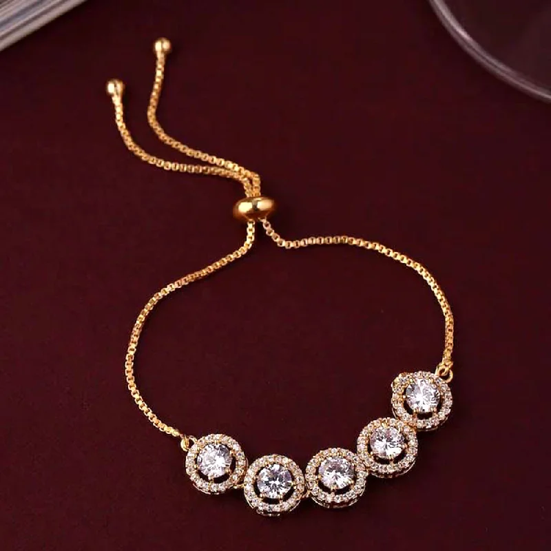 Customized Silver Jewelry For Unique Style AV Universal Gold Fancy Bracelet For Women & Girl Customized Silver Jewelry For Unique Style AV Universal Gold Fancy Bracelet For Women & Girl