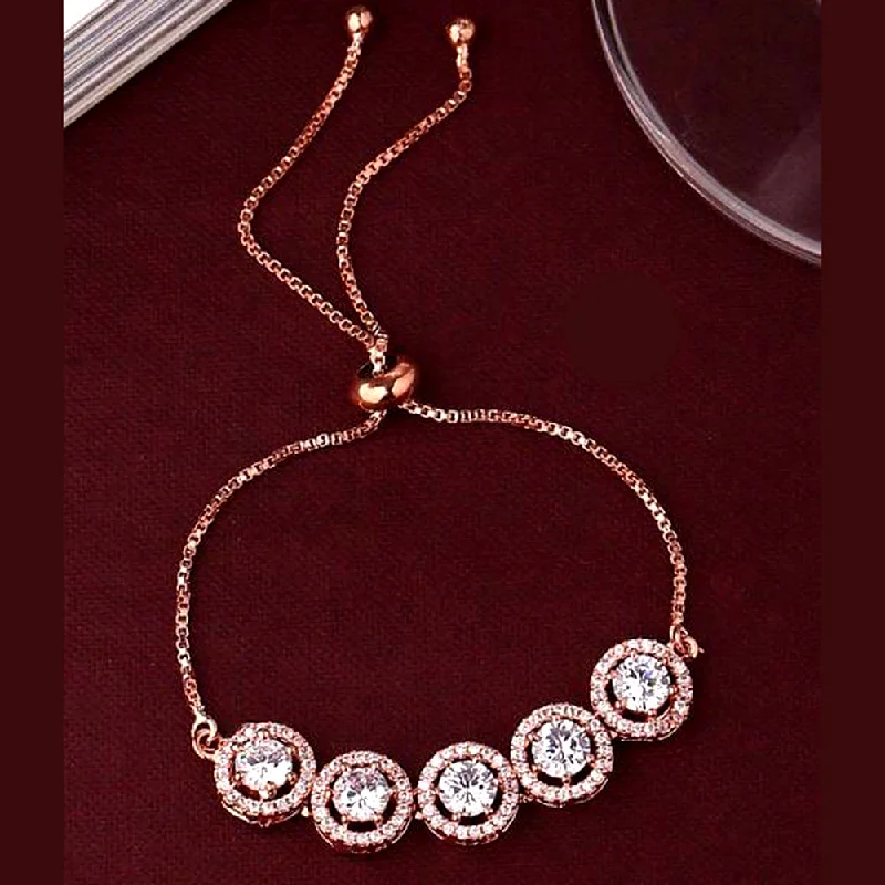 Affordable Gold-Plated Jewelry For Modern Fashion AV Universal Gold Fancy Bracelet For Women & Girl Affordable Gold-Plated Jewelry For Modern Fashion AV Universal Gold Fancy Bracelet For Women & Girl