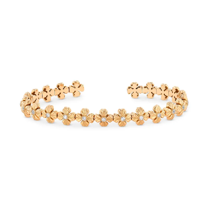 Celebrate Every Occasion With Sparkling Savings Best & Co. Flexible Clover Cuff (18k RG)