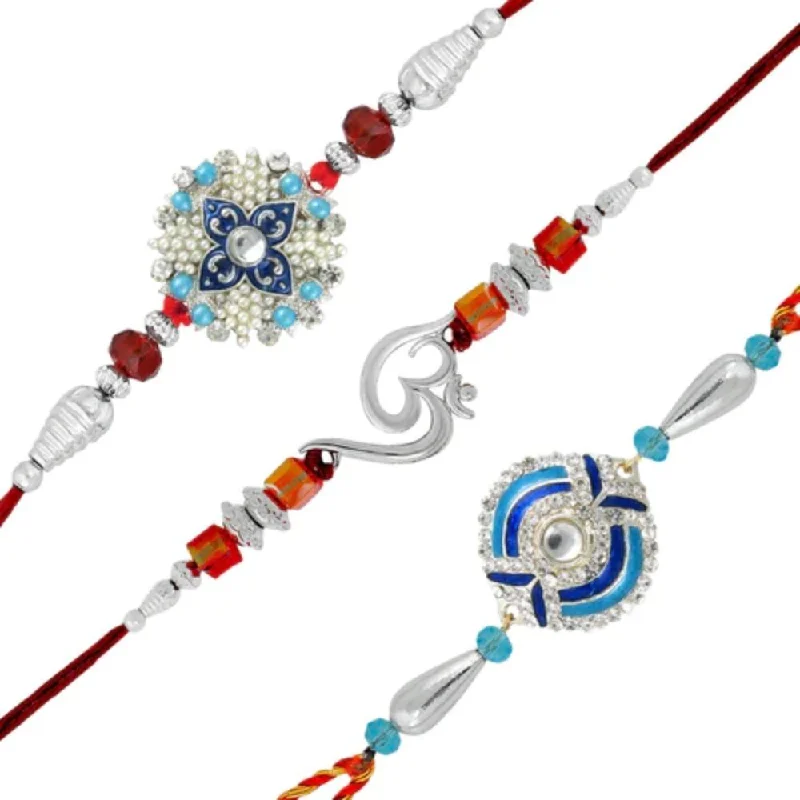 Shine Without Limits – Jewelry Sale Happening Now Bhavi Jewels Silver Plated Austrian Stone Rakhi Shine Without Limits – Jewelry Sale Happening Now Bhavi Jewels Silver Plated Austrian Stone Rakhi