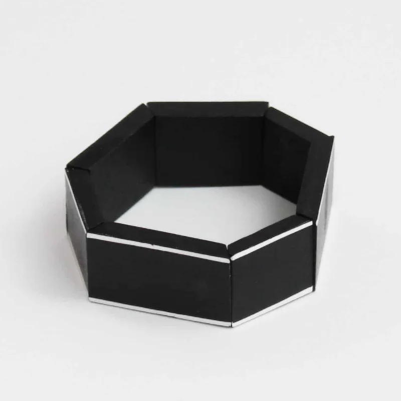Affordable Glamour – Premium Jewelry At Special Prices Black Geometric Amelia Bracelet Affordable Glamour – Premium Jewelry At Special Prices Black Geometric Amelia Bracelet
