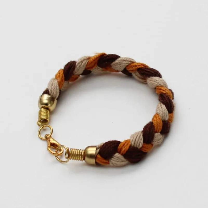 Discounted Jewelry For A Glamorous Look Brown Braided Bracelet