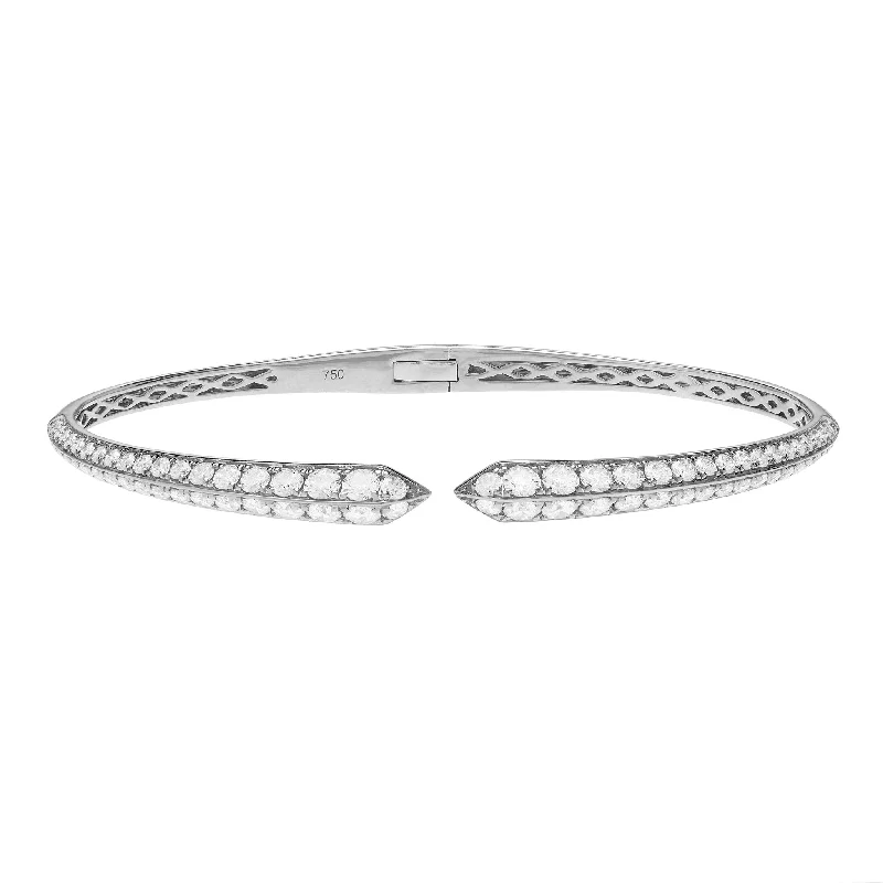 Jewelry Sale Alert – Shop Timeless Elegance Today Viv Open Cuff White Gold