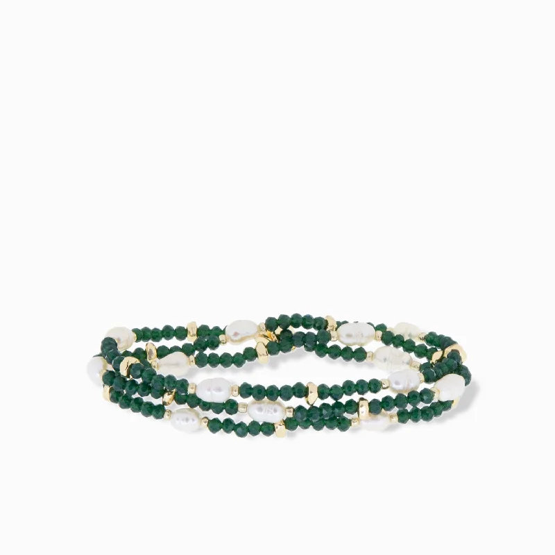 Exclusive Gemstone Jewelry At Special Prices crystal beaded pearl wrap bracelet