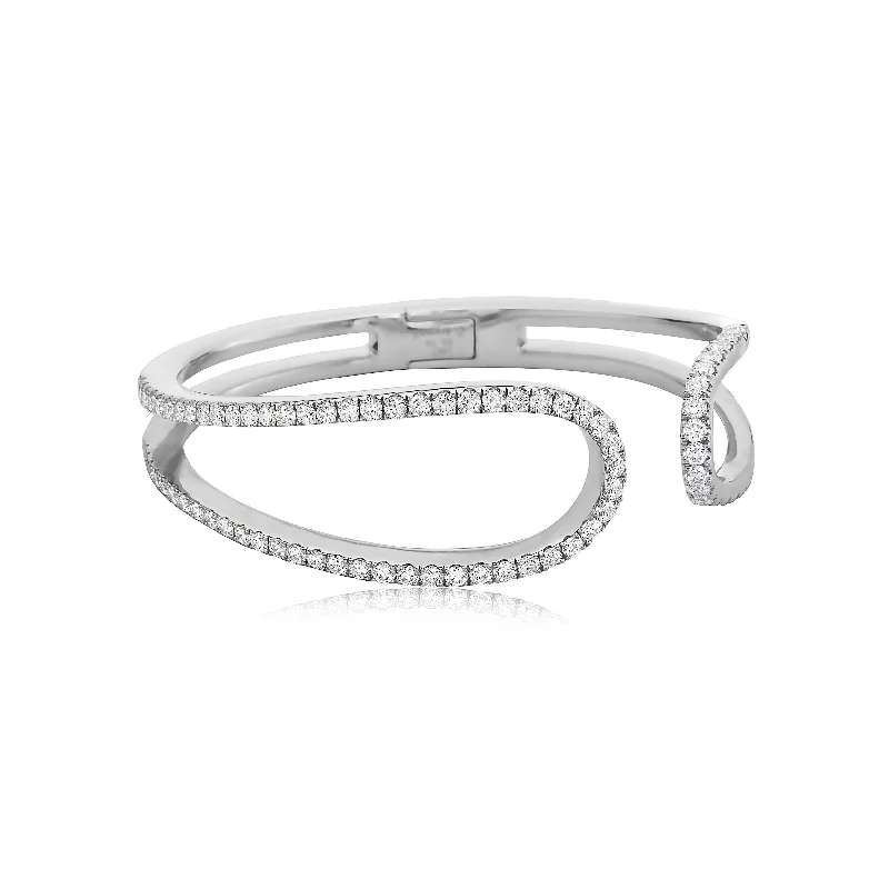 Personalized Jewelry Sale – Unique Gifts At Low Prices Diamond Open Swoop Bracelet Personalized Jewelry Sale – Unique Gifts At Low Prices Diamond Open Swoop Bracelet