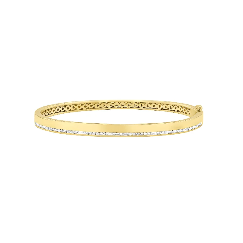 Final Call For Exquisite Jewelry At Reduced Rates Dilan Baguette Diamond Bangle