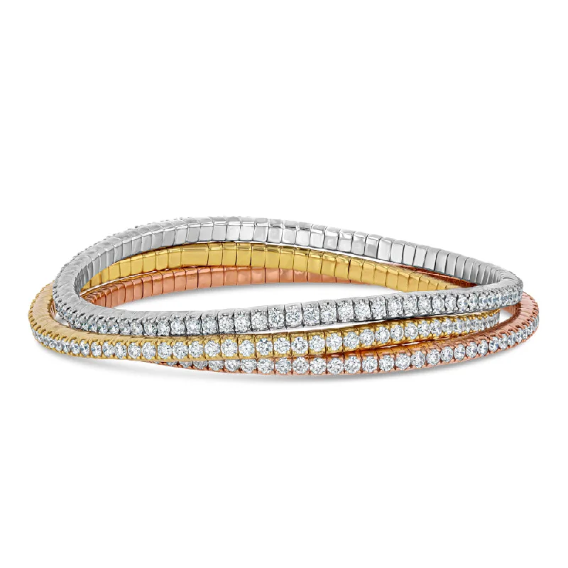 Fashion-Forward Jewelry At Exclusive Discounts Flexible Diamond Tennis Bracelets