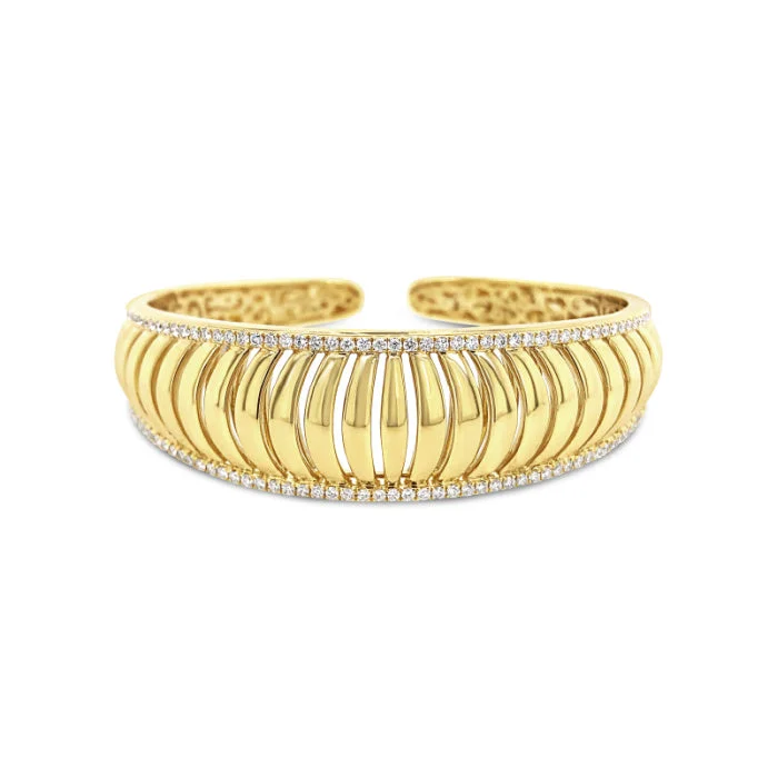 Exclusive Jewelry Sale Event – Shop Now Gold and Diamond Birdcage Cuff