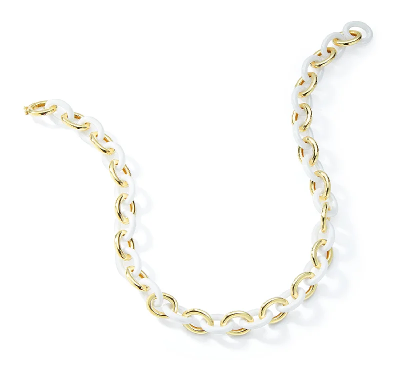 Dazzle In Elegance With Our Biggest Jewelry Sale Gold Ceramique Rolo Necklace