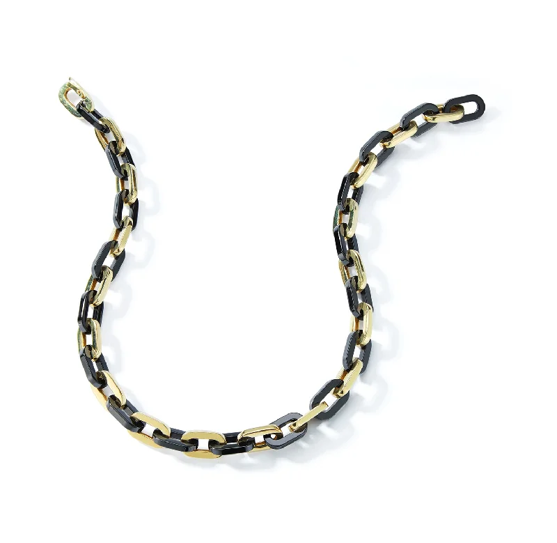 Buy More, Save More On Stunning Jewelry Pieces Gold Ceramique Square Link Necklace