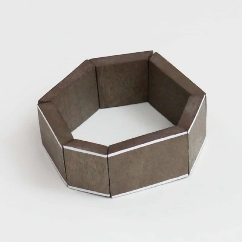 Luxury Jewelry At Unbeatable Discounts Grey Geometric Amelia Bracelet