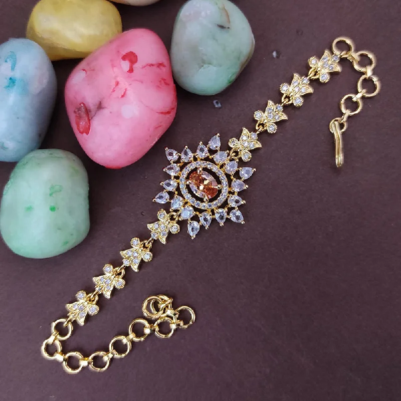 Affordable Elegance – Special Jewelry Sale Now Live Heera Jewellers Gold Plated AD Adjustable Bracelet Affordable Elegance – Special Jewelry Sale Now Live Heera Jewellers Gold Plated AD Adjustable Bracelet