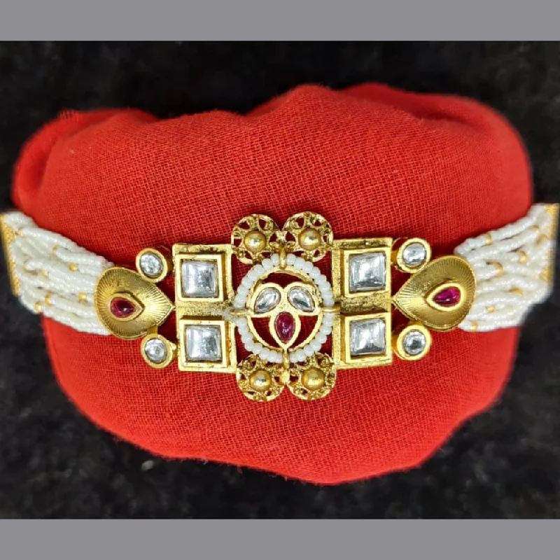 Unmissable Jewelry Clearance – Final Reductions Kavita Art Gold Plated Pota Stone And Pearl Bracelet Unmissable Jewelry Clearance – Final Reductions Kavita Art Gold Plated Pota Stone And Pearl Bracelet