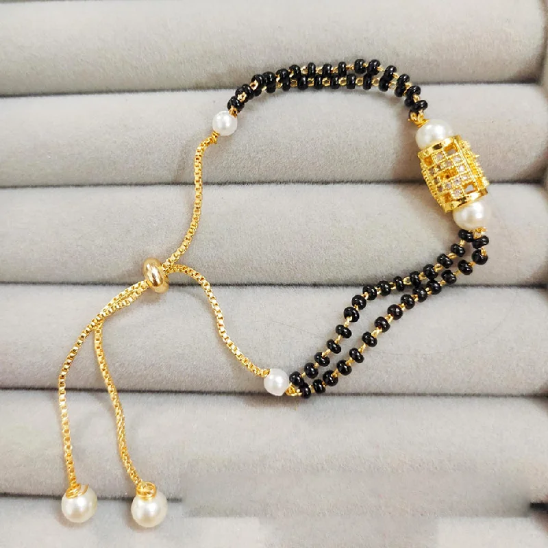 Personalized Engraved Jewelry For Meaningful Gifts Lalita Creation Gold Plated Mangalsutra Bracelets Personalized Engraved Jewelry For Meaningful Gifts Lalita Creation Gold Plated Mangalsutra Bracelets