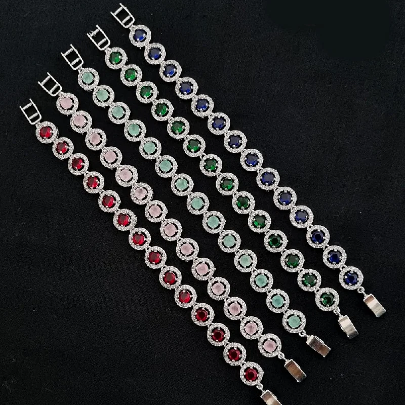 Jewelry Clearance Event – Last Chance For Stunning Deals Lucentarts Jewellery Silver Plated AD Adjustable Bracelets ( 1 Piece Only) Jewelry Clearance Event – Last Chance For Stunning Deals Lucentarts Jewellery Silver Plated AD Adjustable Bracelets ( 1 Piece Only)