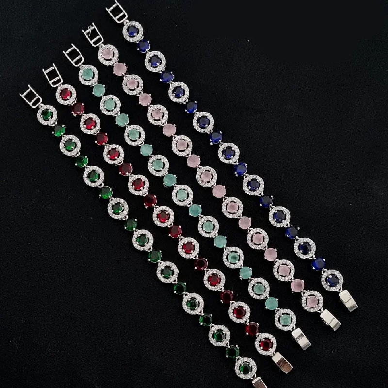 Big Savings On Your Favorite Jewelry Pieces Lucentarts Jewellery Silver Plated AD Adjustable Bracelets ( 1 Piece Only) Big Savings On Your Favorite Jewelry Pieces Lucentarts Jewellery Silver Plated AD Adjustable Bracelets ( 1 Piece Only)