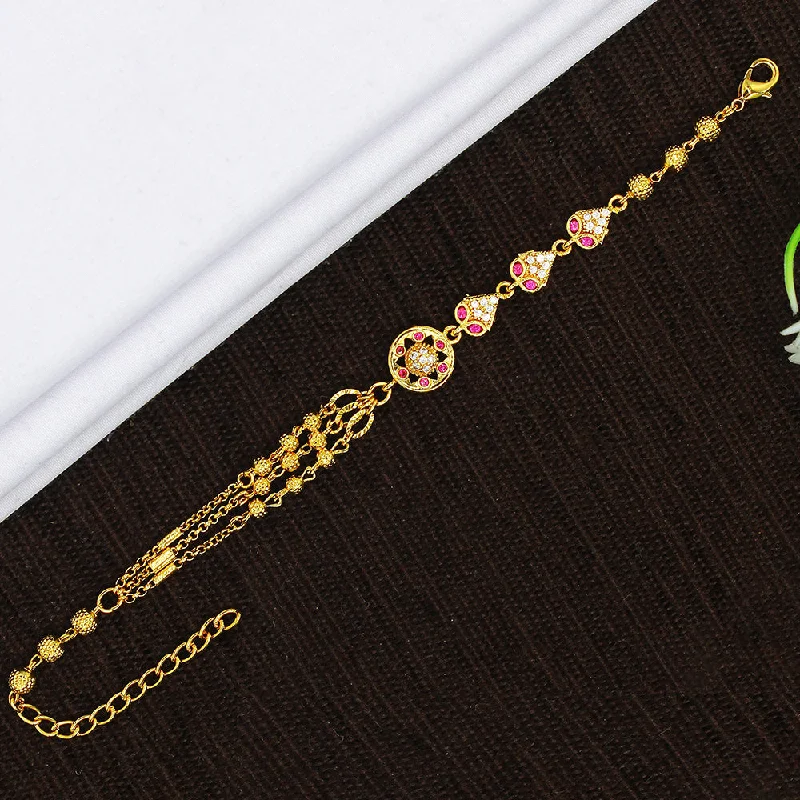 Flash Sale On Elegant Jewelry – Don't Miss Out Mahavir Gold Plated Austrian Stone Adjustable Bracelet Flash Sale On Elegant Jewelry – Don't Miss Out Mahavir Gold Plated Austrian Stone Adjustable Bracelet