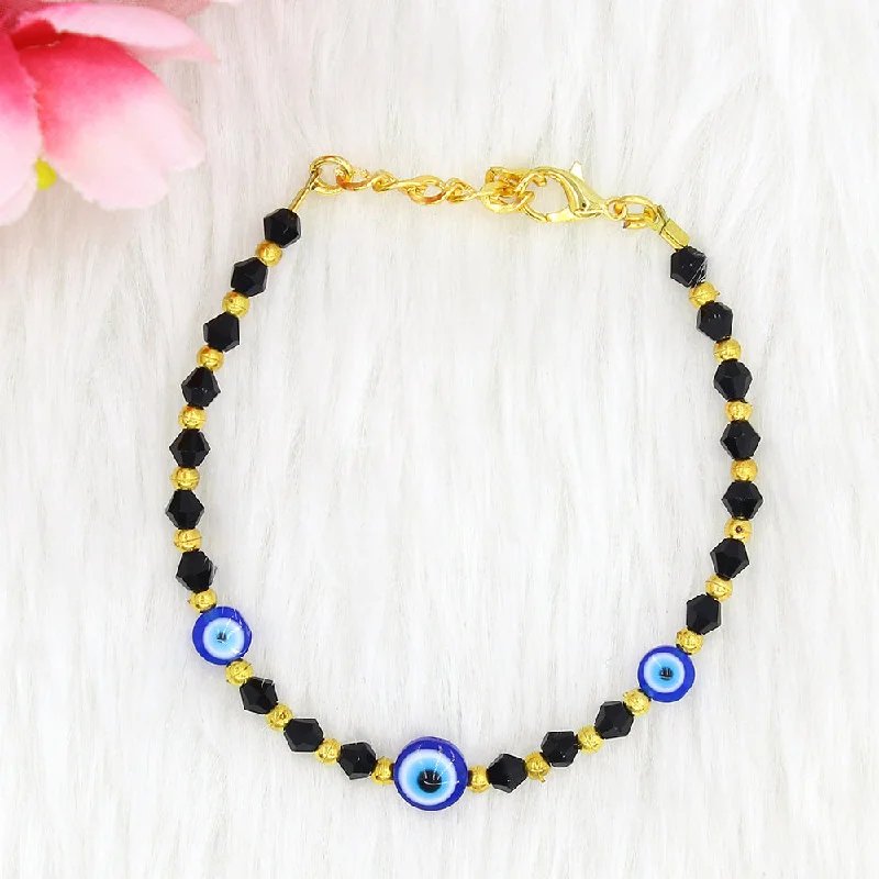 Must-Have Jewelry At Irresistible Discounts Mahavir Gold Plated  Evil Eye Bracelet