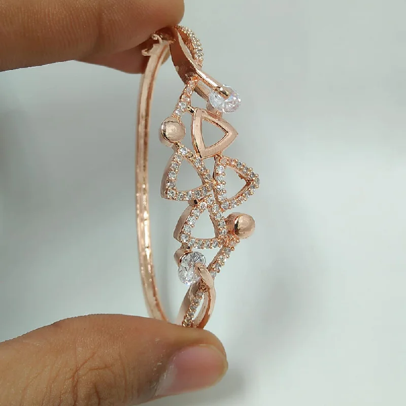 Seasonal Jewelry Sale – Upgrade Your Collection Manisha Jewellery Rose Gold Plated AD Bracelet Seasonal Jewelry Sale – Upgrade Your Collection Manisha Jewellery Rose Gold Plated AD Bracelet