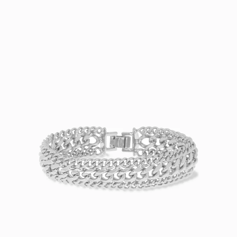 Huge Markdowns On Premium Jewelry Styles triple row curb chain link bracelet