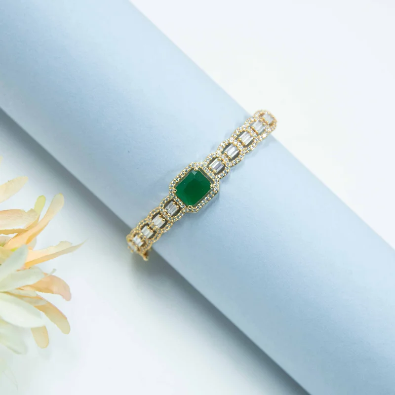 Sparkle More For Less – Jewelry Sale Happening Now Nipura Golden Kasvi Green Bangle Bracelet Sparkle More For Less – Jewelry Sale Happening Now Nipura Golden Kasvi Green Bangle Bracelet