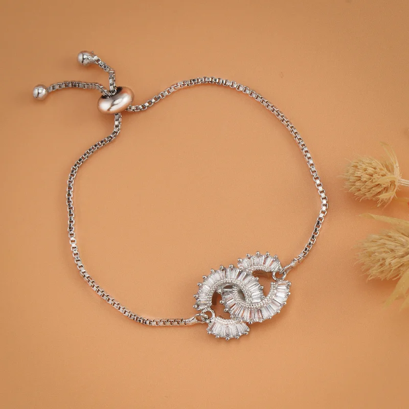 Shop Fine Jewelry With Exclusive Savings Nipura Interlocked Baguette Allure Bolo-bracelet Shop Fine Jewelry With Exclusive Savings Nipura Interlocked Baguette Allure Bolo-bracelet
