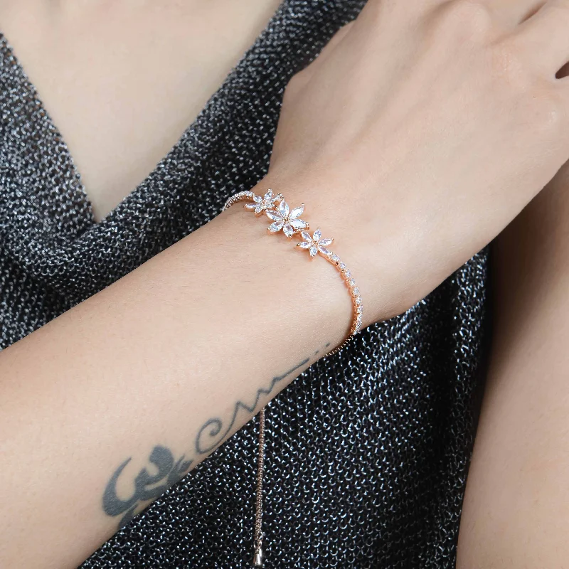Jewelry Sale – Exclusive Styles At Lower Prices Nipura Rosegold Frozen Flowers Bolo-bracelet Jewelry Sale – Exclusive Styles At Lower Prices Nipura Rosegold Frozen Flowers Bolo-bracelet