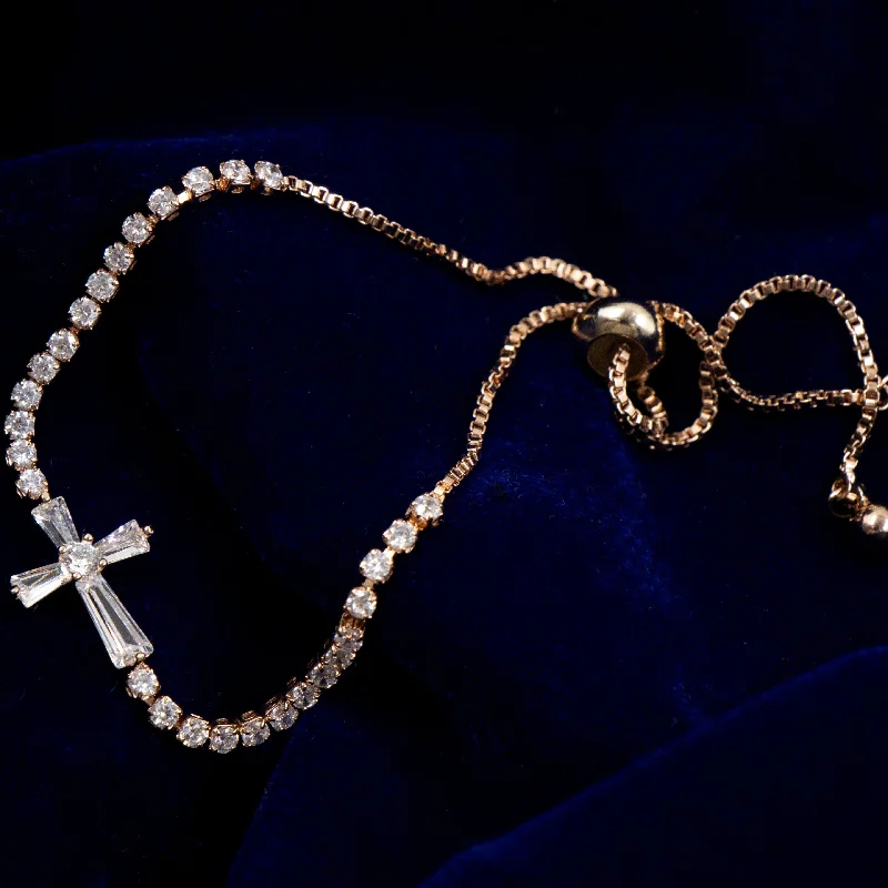Must-Have Jewelry Pieces At Reduced Prices Nipura Rosegold Holy Cross Bolo-bracelet Must-Have Jewelry Pieces At Reduced Prices Nipura Rosegold Holy Cross Bolo-bracelet